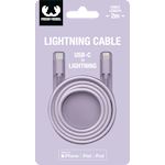 Fresh n Rebel USB-C-Lightning Fabriq cable 2.0m Dreamy Lilac