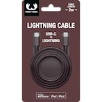 Fresh n Rebel USB-C-Lightning Fabriq cable 2.0m Deep Mauve