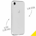 Accezz Clear Backcover Apple iPhone XR - Transparent