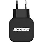Accezz Double USB Home Charger 4.8A - Black