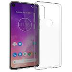 Accezz Clear Backcover Motorola One Vision - Transparent