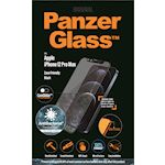 PanzerGlass Apple iPhone 12 Pro Max - Black Case Friendly CamSlider - Anti-Bacterial - MicroFracture Technology
