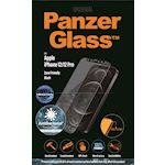 PanzerGlass Apple iPhone 12/12 Pro - Black Case Friendly - Anti-Blue Light - Anti-Bacterial - MicroFracture Technology