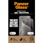 PanzerGlass Apple iPhone 15 Pro Max UWF Black