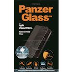 PanzerGlass Apple iPhone 12/12 Pro - Black Case Friendly Privacy - Anti-Bacterial - MicroFracture Technology