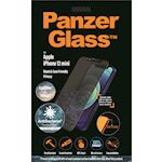 PanzerGlass Apple iPhone 12 mini - Black Case Friendly CamSlider Privacy - Anti-Bacterial - MicroFracture Technology