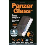 PanzerGlass Samsung Galaxy S21 Plus 5G - Black Case Friendly PRIVACY - Anti-Bacterial - MicroFracture Technology