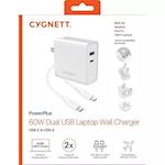 Cygnett Travel Adapter Powerplus 60W USB-C - USB-A White