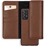 Selencia Eny Removable Vegan Leather Clutch Samsung Galaxy A72 - Brown Sand