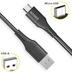 Accezz Micro-USB - USB cable - 1 meter - Black