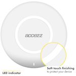 Accezz Qi Soft Touch Wireless Charger - 10 Watt - White