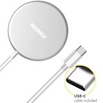 Accezz USB-C to MagSafe Wireless Charger - 15W - Silver