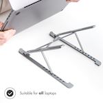 Accezz Premium Adjustable Laptop Stand - Grey