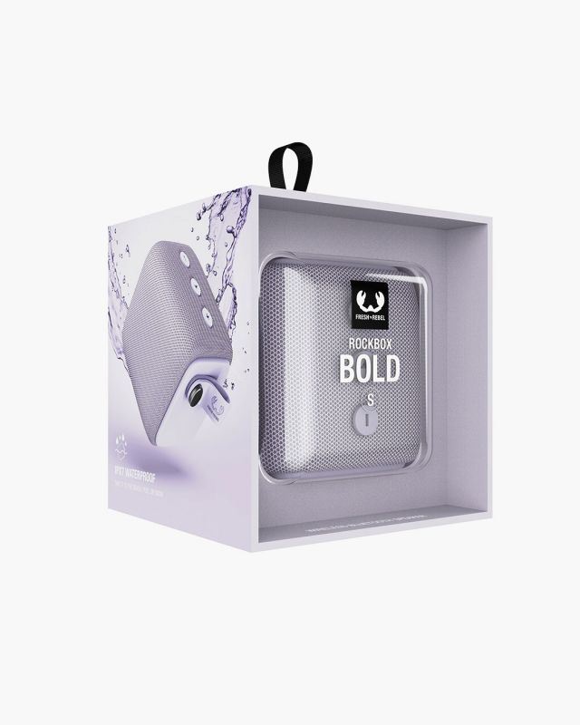 Fresh n Rebel Rockbox BOLD S - Wireless Bluetooth speaker - Dreamy Lilac |  Dividino