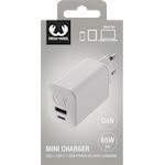 Fresh n Rebel Mini Charger USB-C+A GaN/65W Ice Grey
