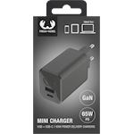 Fresh n Rebel Mini Charger USB-C + A GaN // 65W - Storm Grey