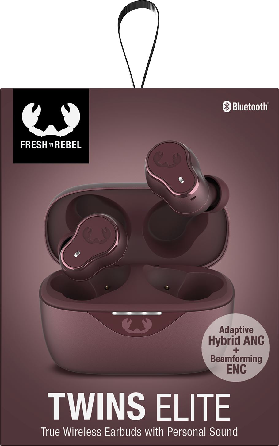 Fresh n Rebel Twins Elite - True Wireless In-ear headphones with active noise cancelling - Deep Mauve