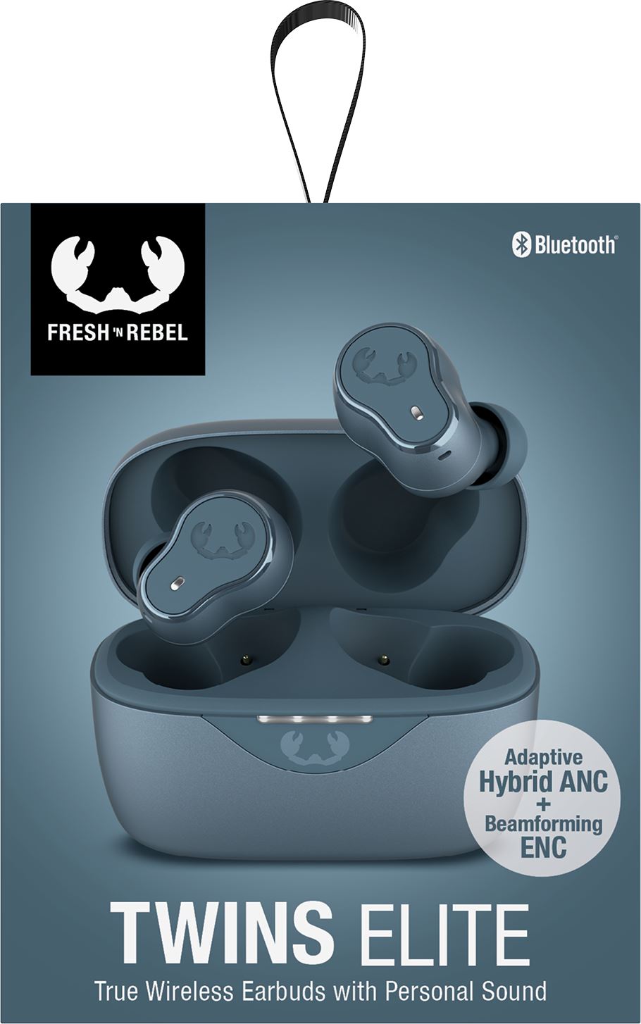 Fresh n Rebel Twins Elite - True Wireless In-ear headphones with active noise cancelling - Dive Blue