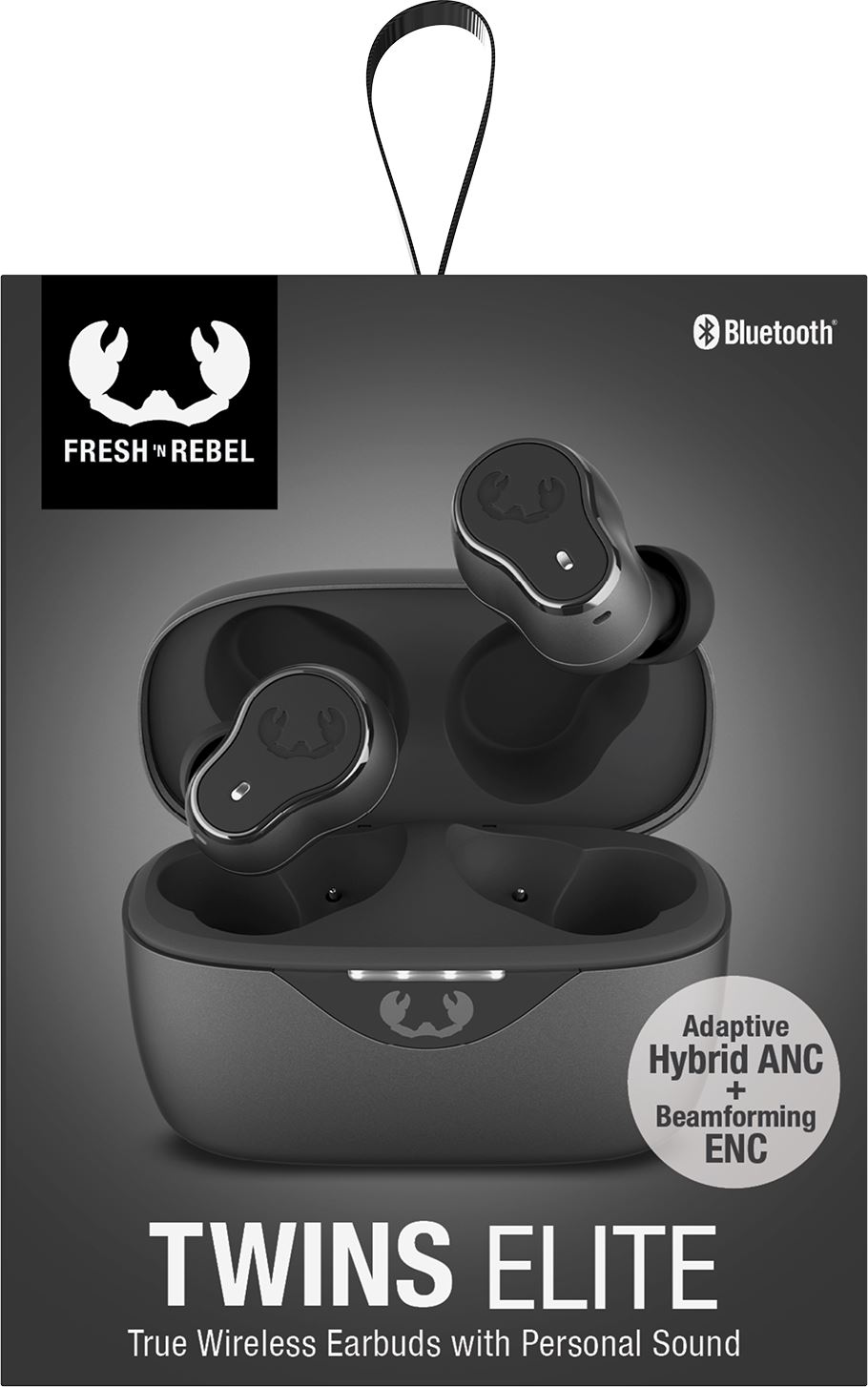 Fresh n Rebel Twins Elite - True Wireless In-ear headphones with active noise cancelling - Storm Grey