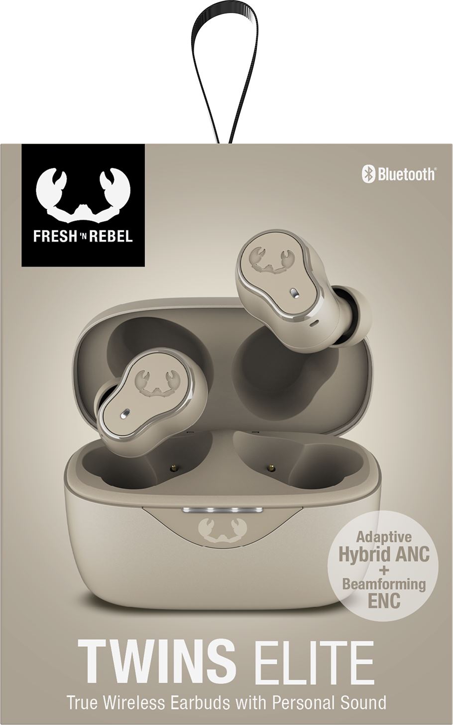 Fresh n Rebel Twins Elite - True Wireless In-ear headphones with active noise cancelling - Silky Sand